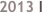 2013 I  
